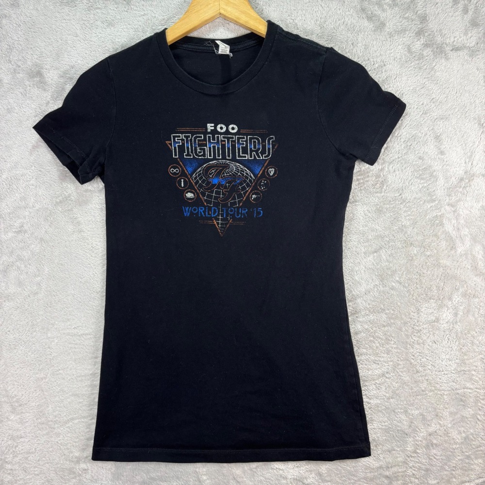 Foo Fighters‎ 2015 World Tour T-Shirt Hamburg Germany Graphic Tee Size M